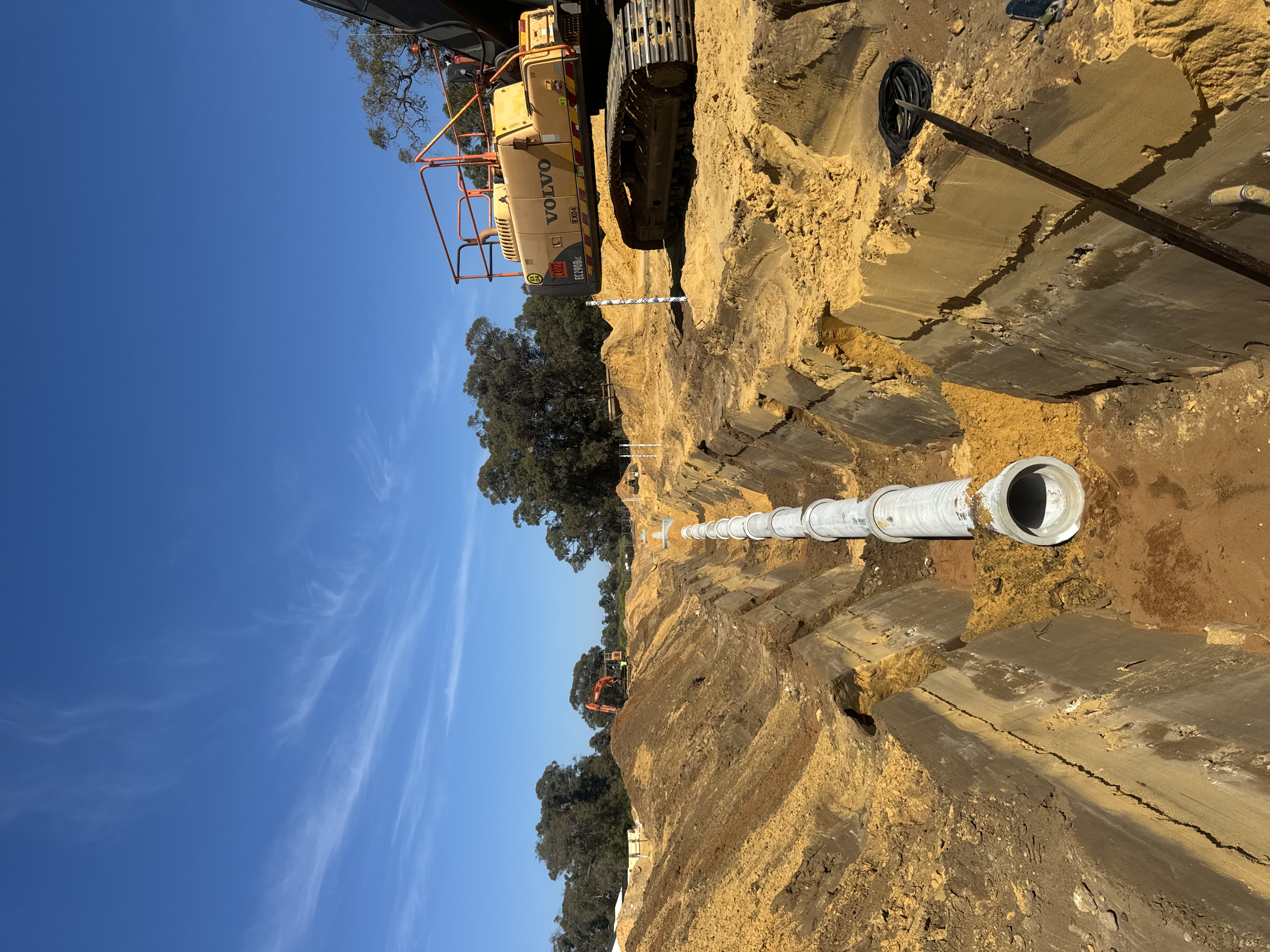 Stormwater pit and pipe works